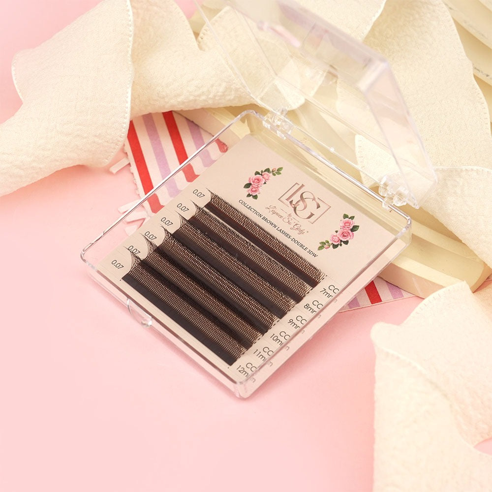 🤎 Collection Brown Lashes – Coffret Découverte 5 Mini-Boîtes