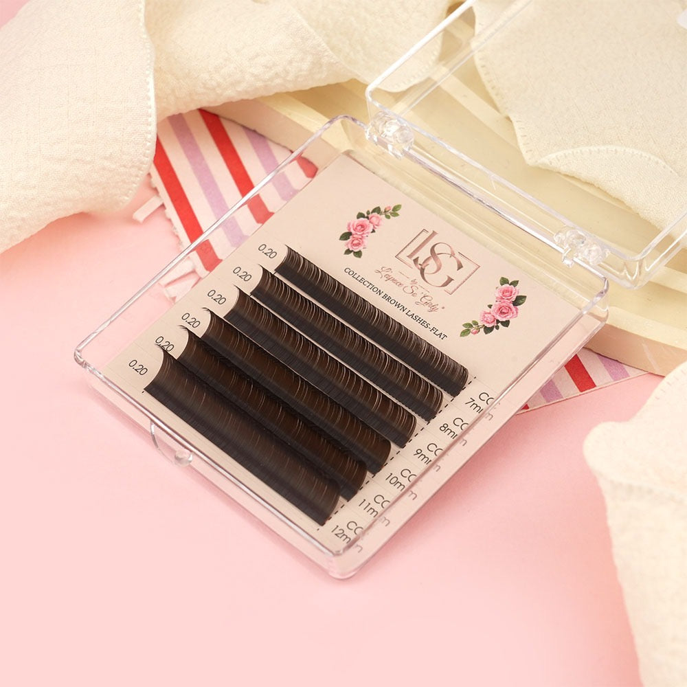 🤎 Collection Brown Lashes – Coffret Découverte 5 Mini-Boîtes